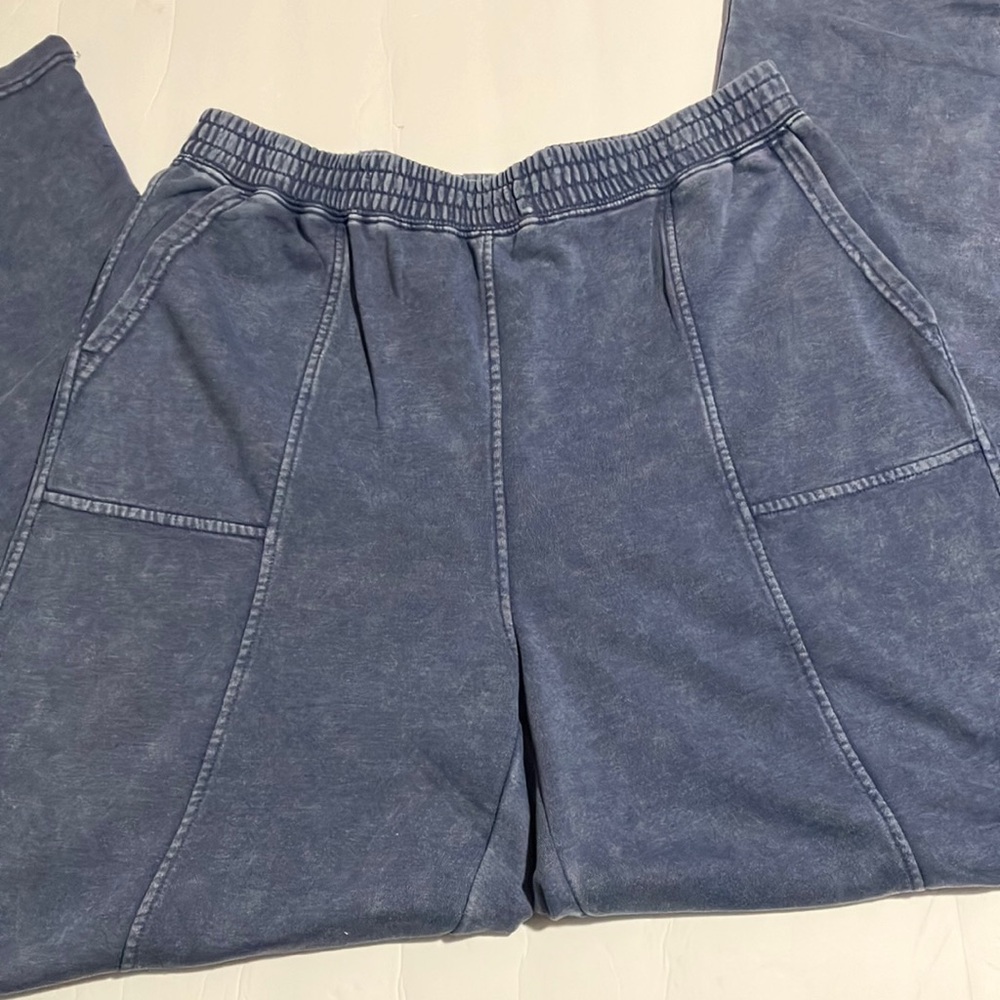 NWOT Rae Mode Lounge Pants 1XL Blue New Without Tags